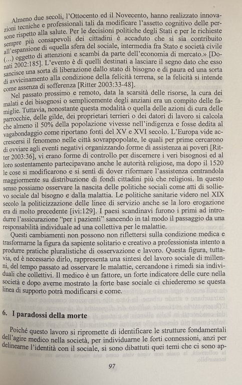 TEORIA SOCIALE DELLA CURA. LA STRUTTURA DELLA IDENTITÀ MEDICA | Immagine Gallery 13