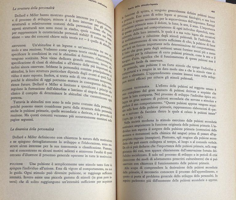 TEORIE DELLA PERSONALITÀ