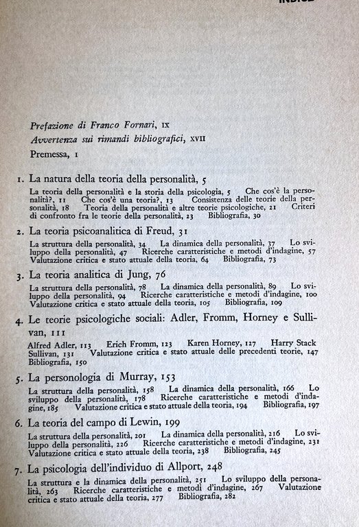 TEORIE DELLA PERSONALITÀ