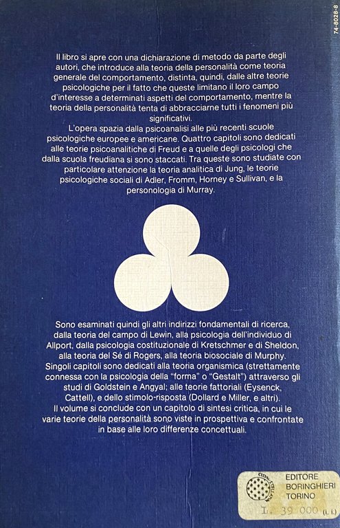 TEORIE DELLA PERSONALITÀ