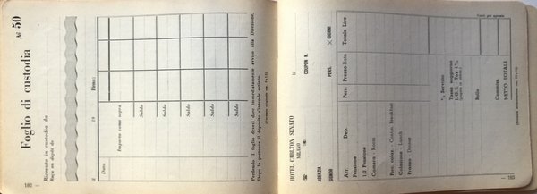 TERMINOLOGIA ALBERGHIERO-TURISTICA NONCHÉ VOCABOLI FREQUENTI ED INDISPENSABILI IN 4 LINGUE. …