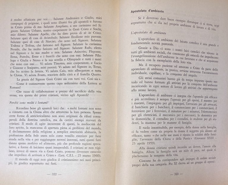 TESTAMENTO DI UN VESCOVO