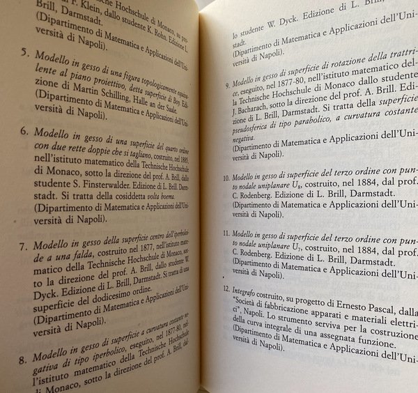 TESTIMONIANZE MATEMATICHE A NAPOLI. A CURA DI LUCIANO CARBONE, FRANCO …