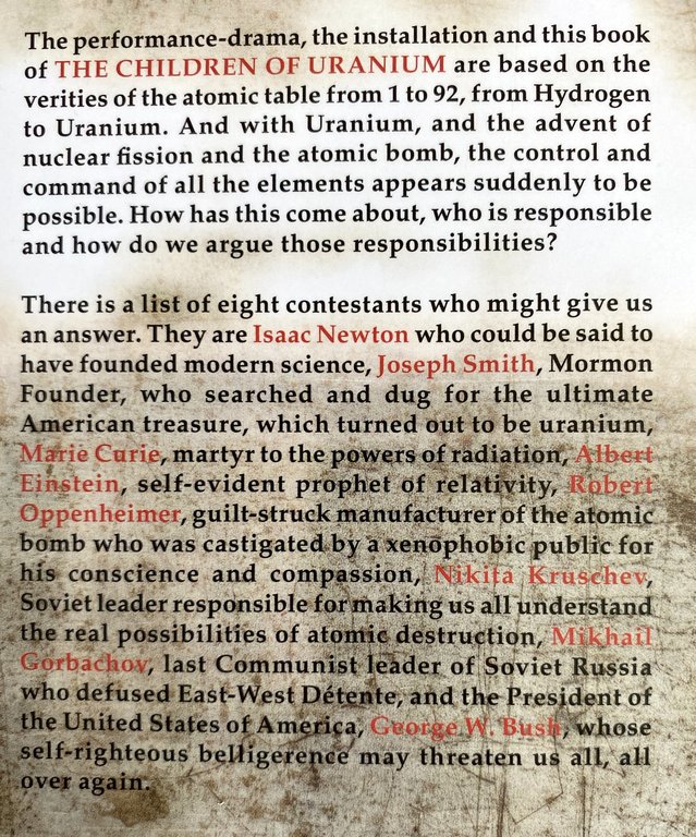 THE CHILDREN OF URANIUM FIGLI DELL' URANIO A PROJECT BY …