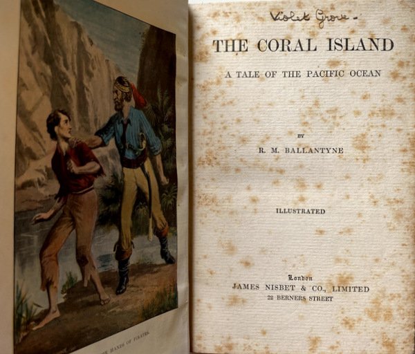 THE CORAL ISLAND. A TALE OF THE PACIFIC OCEAN