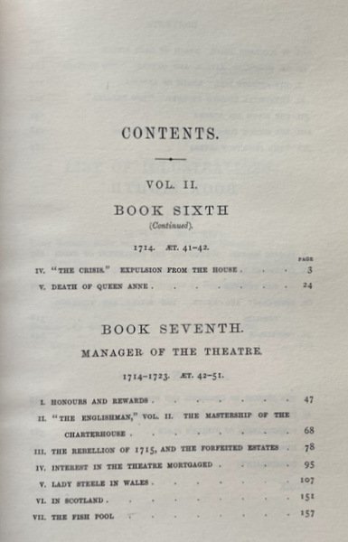 THE LIFE OF RICHARD STEELE IN TWO VOLUMES COMPLETE