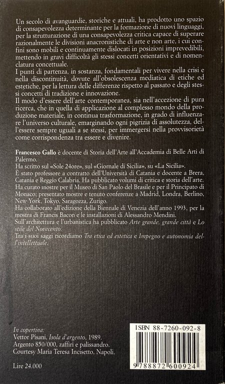 TRA ETICA ED ESTETICA