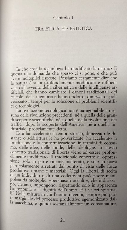 TRA ETICA ED ESTETICA