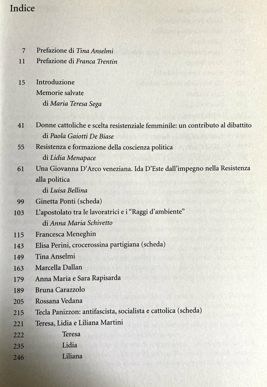 TRA LA CITTÀ DI DIO E LA CITTÀ DELL'UOMO. DONNE …