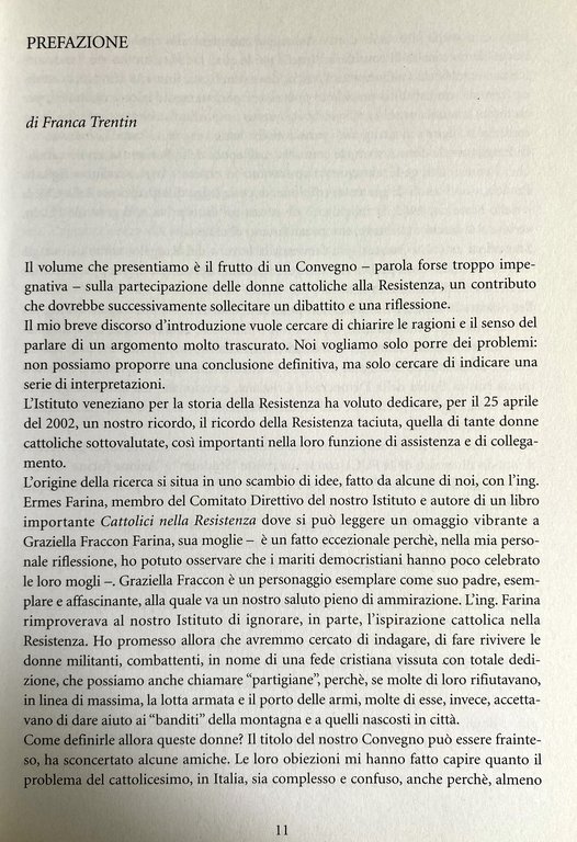 TRA LA CITTÀ DI DIO E LA CITTÀ DELL'UOMO. DONNE …