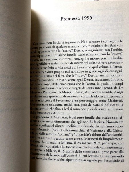 TRA MIMESI E METAFORA. STUDI SU MARINETTI E IL FUTURISMO. …