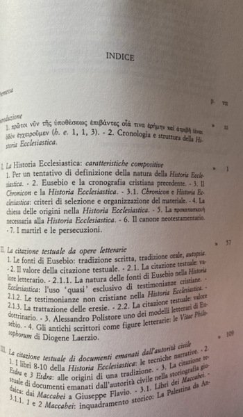 TRADIZIONE E INNOVAZIONE NELLA HISTORIA ECCLESIASTICA DI EUSEBIO DI CESAREA