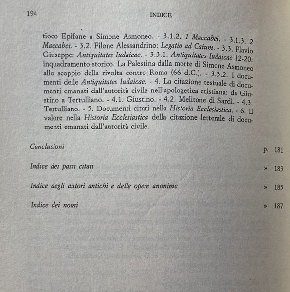 TRADIZIONE E INNOVAZIONE NELLA HISTORIA ECCLESIASTICA DI EUSEBIO DI CESAREA