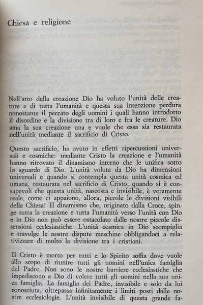 TRADIZIONE E RINNOVAMENTO NELLO SPIRITO. ALLE FONTI DELLA CHIESA