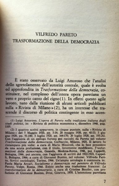 TRASFORMAZIONE DELLA DEMOCRAZIA