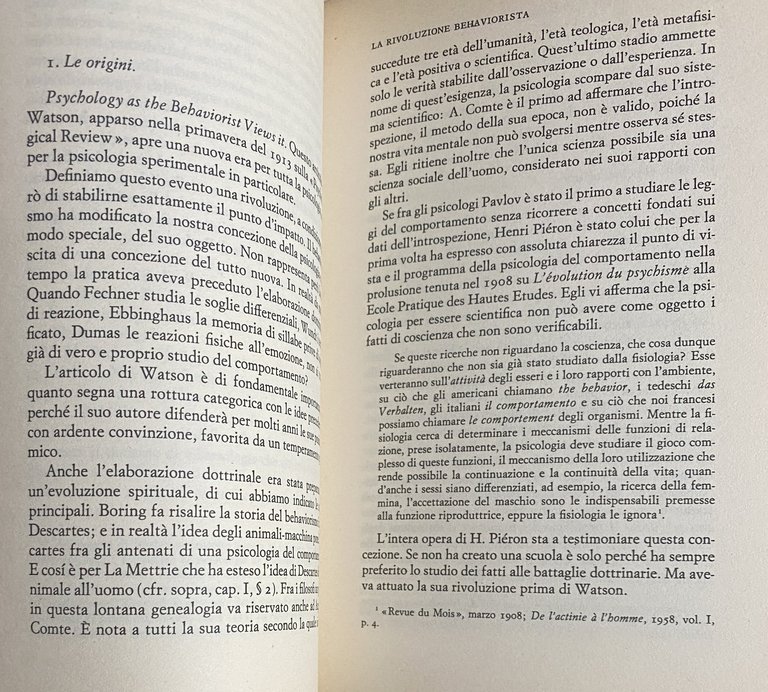 TRATTATO DI PSICOLOGIA SPERIMENTALE, STORIA E METODO. A CURA DI …