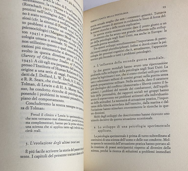TRATTATO DI PSICOLOGIA SPERIMENTALE, STORIA E METODO. A CURA DI …