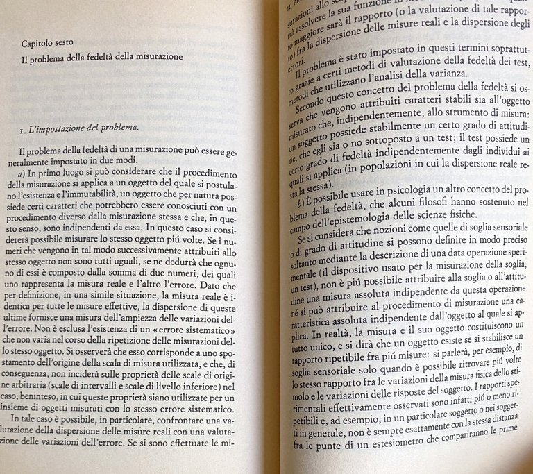 TRATTATO DI PSICOLOGIA SPERIMENTALE, STORIA E METODO. A CURA DI …