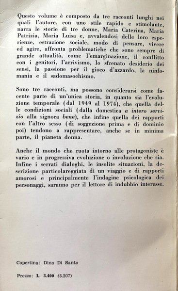 TRE ANGOLAZIONI DI DONNA