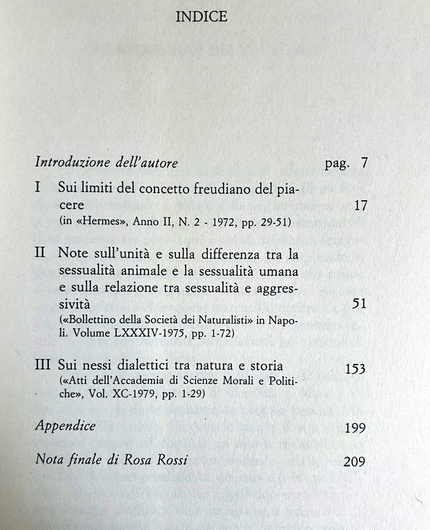 TRE SAGGI SULL'EVOLUZIONE DELLA SESSUALITÀ UMANA