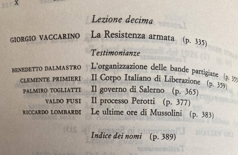 TRENT'ANNI DI STORIA ITALIANA 1915-1945 DALL'ANTIFASCISMO ALLA RESISTENZA. LEZIONI CON …