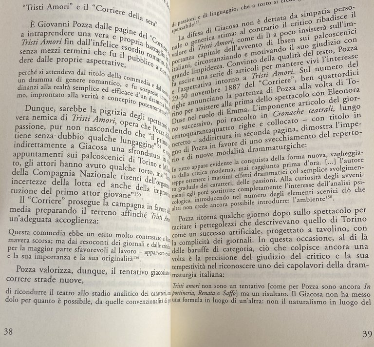 TRISTI AMORI. IL MANOSCRITTO ORIGINARIO