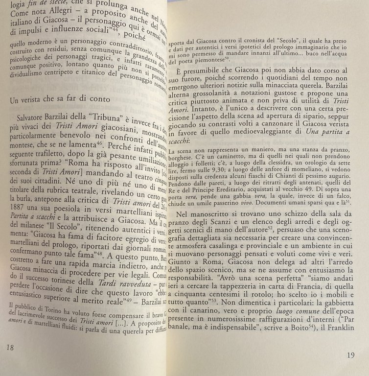 TRISTI AMORI. IL MANOSCRITTO ORIGINARIO