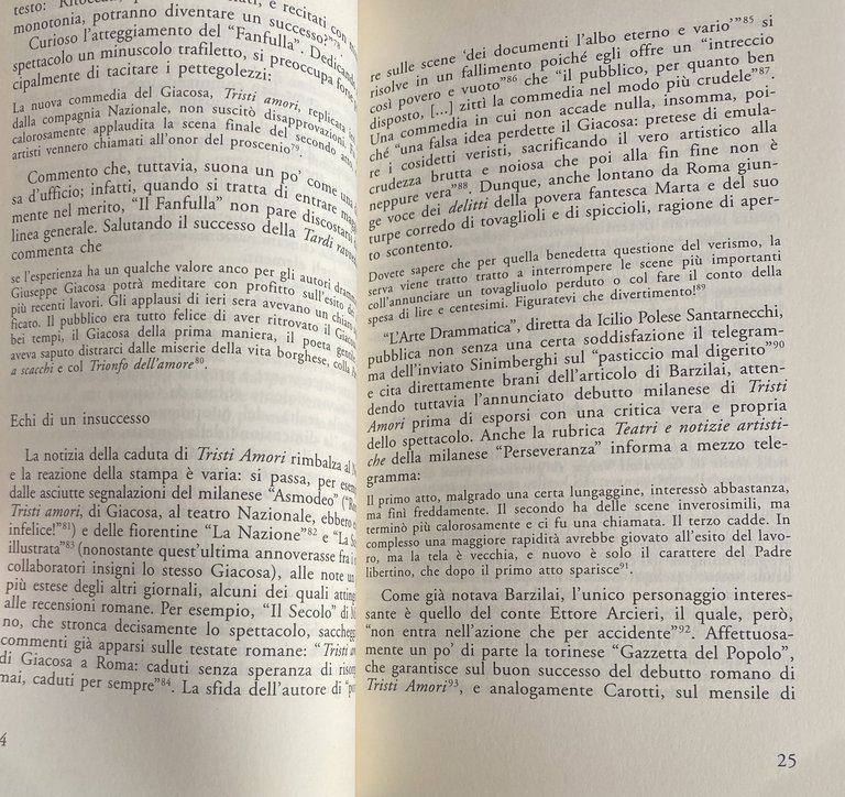TRISTI AMORI. IL MANOSCRITTO ORIGINARIO