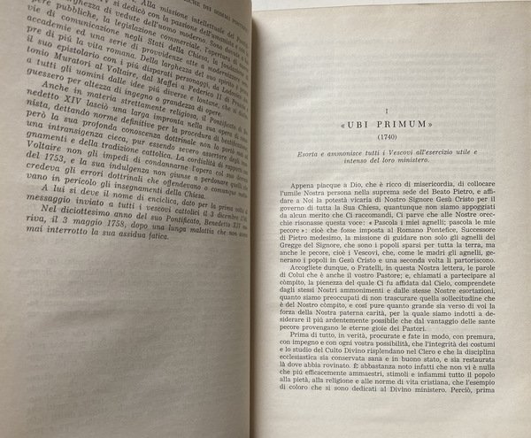 TUTTE LE ENCICLICHE DEI SOMMI PONTEFICI RACCOLTE E ANNOTATE DA …