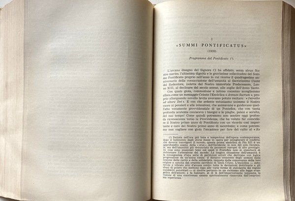 TUTTE LE ENCICLICHE DEI SOMMI PONTEFICI RACCOLTE E ANNOTATE DA …