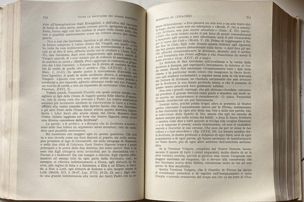 TUTTE LE ENCICLICHE DEI SOMMI PONTEFICI RACCOLTE E ANNOTATE DA …