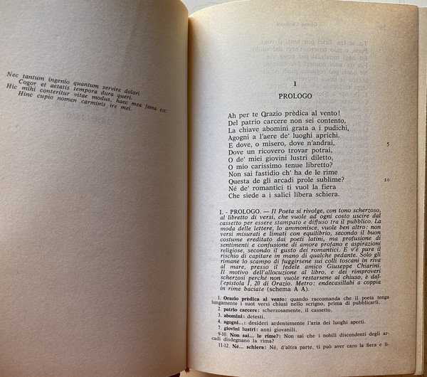 TUTTE LE POESIE. COMMENTI DI VITTORIO CITTI PER I JUVENILIA, …