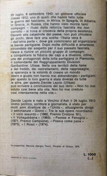 (ULISSE) A CONQUISTARE LA ROSSA PRIMAVERA