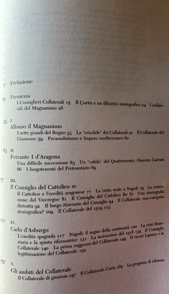 UN CONSIGLIO DI SPADA E DI TOGA. IL COLLATERALE NAPOLETANO …