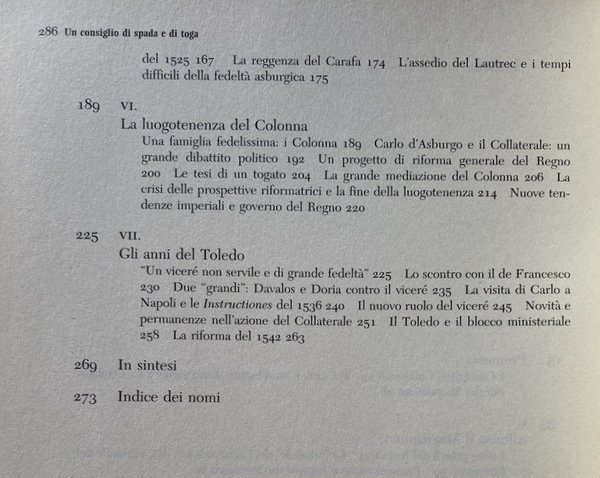 UN CONSIGLIO DI SPADA E DI TOGA. IL COLLATERALE NAPOLETANO …