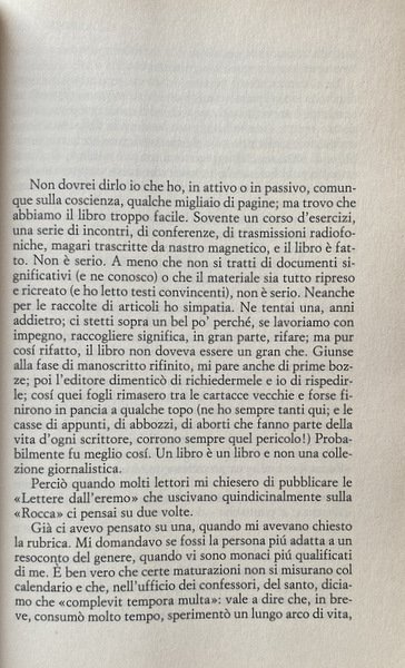 UN EREMO NON È UN GUSCIO DI LUMACA