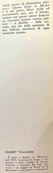 UN'ESTATE AL MESSICO