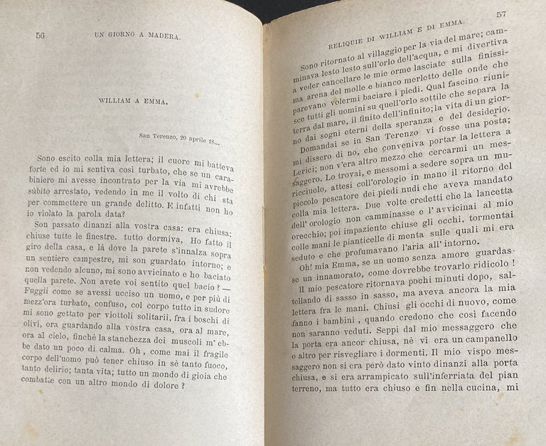 UN GIORNO A MADERA. UNA PAGINA DELL'IGIENE D'AMORE