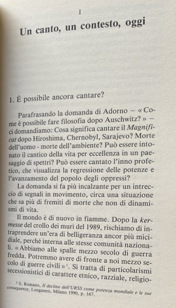 UN MAGNIFICAT PER IL TERZO MILLENNIO. DIMENSIONE ANTROPOLOGICA DEL CANTICO