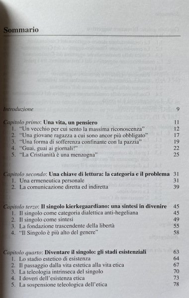 UN SENTIERO NEL BOSCO. GUIDA AL PENSIERO DI KIERKEGAARD