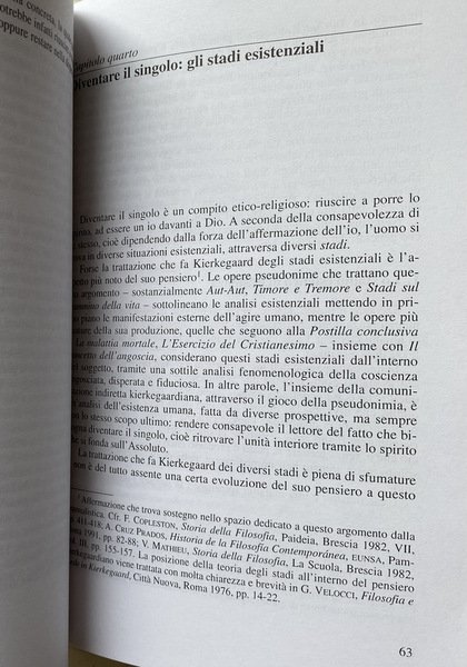 UN SENTIERO NEL BOSCO. GUIDA AL PENSIERO DI KIERKEGAARD