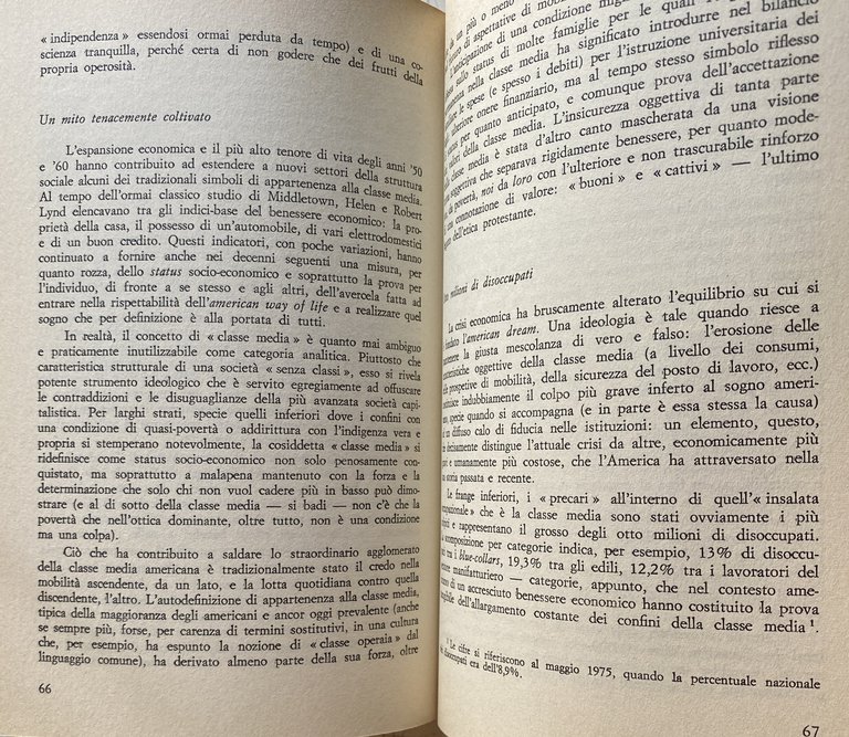 UNA SOCIOLOGIA SENZA SOCIETÀ. RIFLESSIONI SULL'AMERICA