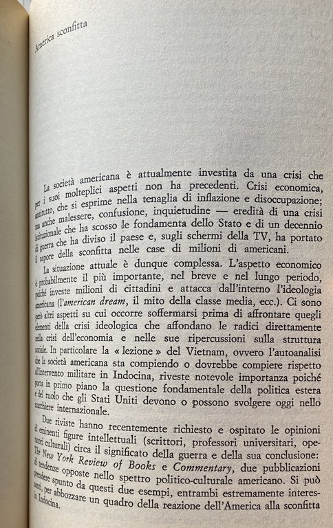 UNA SOCIOLOGIA SENZA SOCIETÀ. RIFLESSIONI SULL'AMERICA