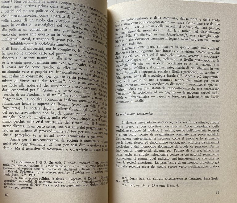 UNA SOCIOLOGIA SENZA SOCIETÀ. RIFLESSIONI SULL'AMERICA