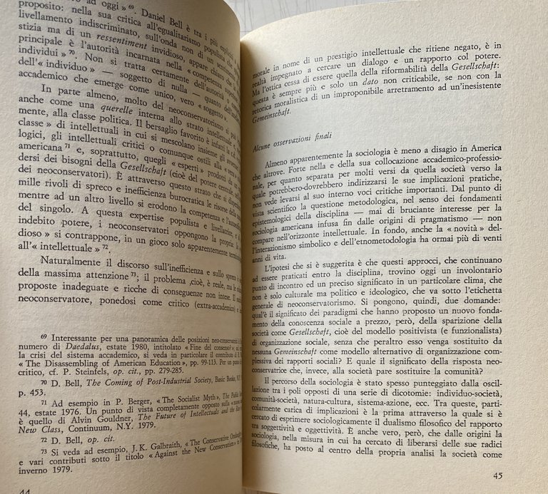 UNA SOCIOLOGIA SENZA SOCIETÀ. RIFLESSIONI SULL'AMERICA