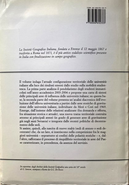 UNIVERSITÀ ITALIANE E MOBILITÀ STUDENTESCA. GEOGRAFIA DEL RIEQUILIBRIO E DELLA …