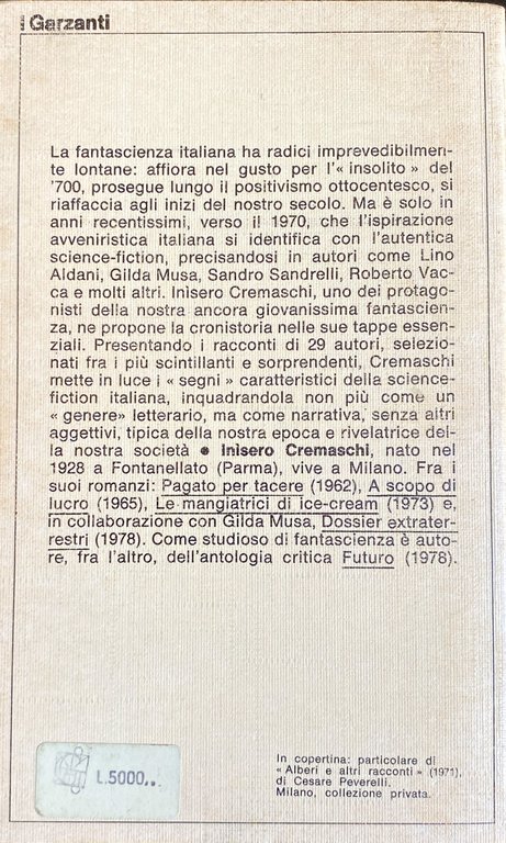 UNIVERSO E DINTORNI: 29 AUTORI ITALIANI DI FANTASCIENZA