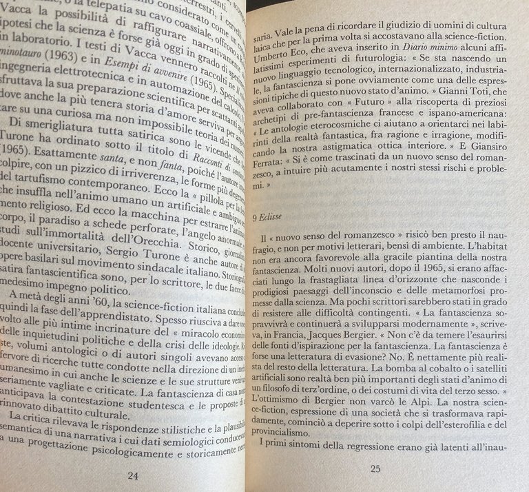 UNIVERSO E DINTORNI: 29 AUTORI ITALIANI DI FANTASCIENZA