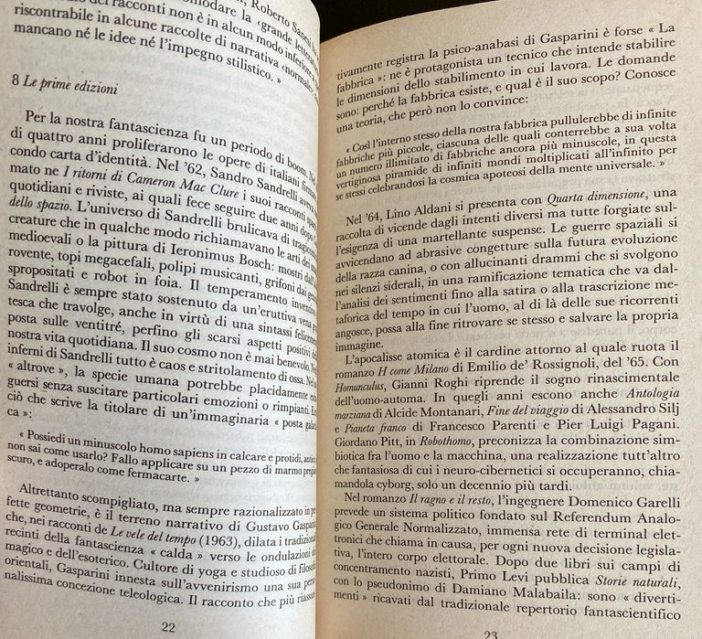 UNIVERSO E DINTORNI: 29 AUTORI ITALIANI DI FANTASCIENZA