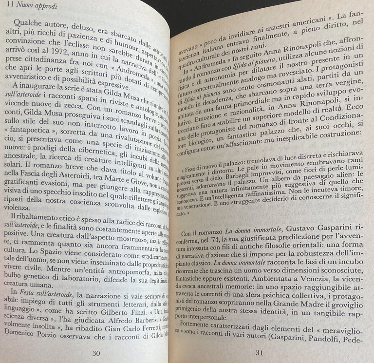 UNIVERSO E DINTORNI: 29 AUTORI ITALIANI DI FANTASCIENZA